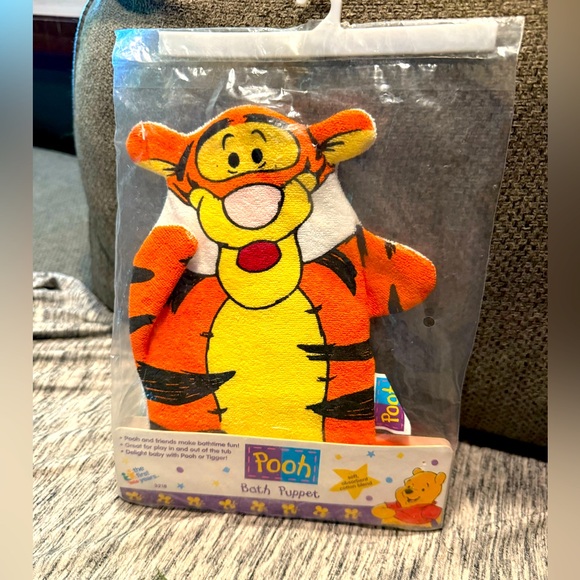 90’s The First Years Tigger Bath Puppet NEW! - Picture 1 of 5